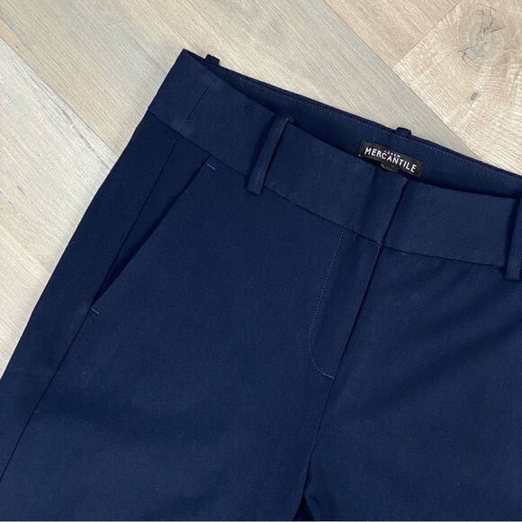 J. Crew Mercatile Slim Crop Ruby Pant Navy Blue 2 - Picture 7 of 13